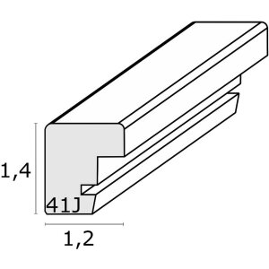 Lavagna magnetica in legno Deknudt nero S41JL2 nero 40x60 cm