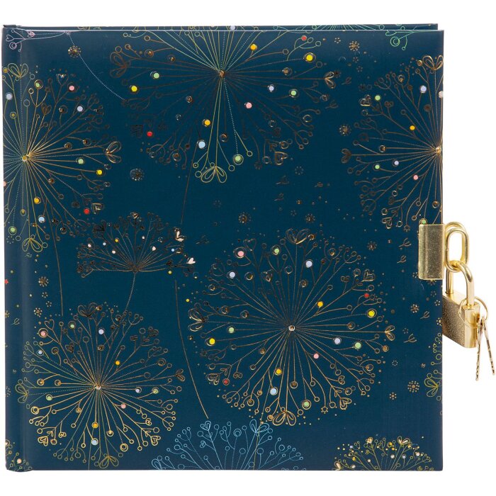 Diario Goldbook Dandelion 16,5x16,5 cm 96 pagine bianche