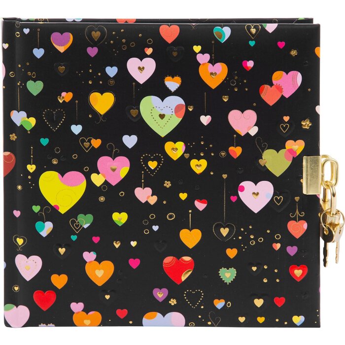 Goldbuch Diario Cuore a Cuore scuro 16,5x16,5 cm 96 pagine bianche