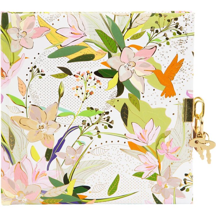 Goldbuch Diario Royal Lilly bianco 16,5x16,5 cm 96 pagine bianche