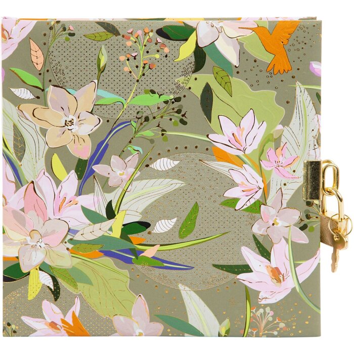 Agenda Goldbuch Royal Lilly verde 16,5x16,5 cm 96 pagine bianche