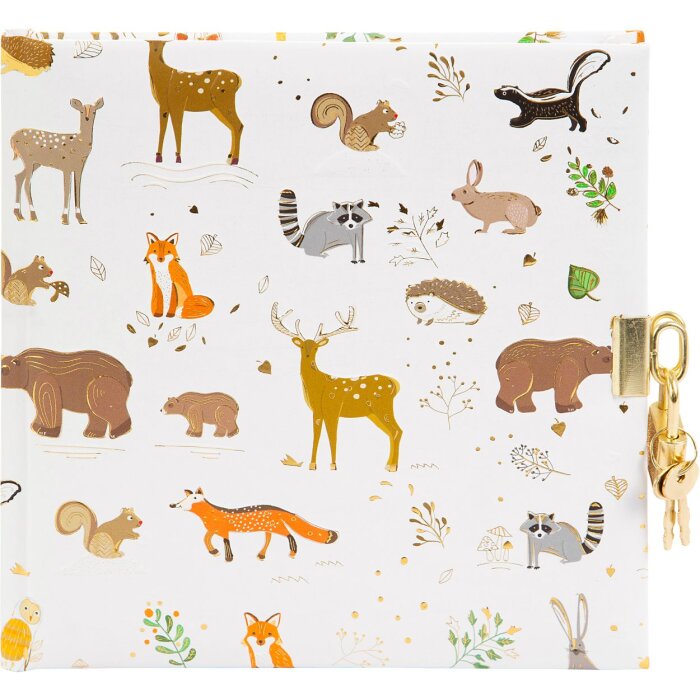 Agenda Goldbuch fascino del bosco bianco 16,5x16,5 cm 96 pagine bianche