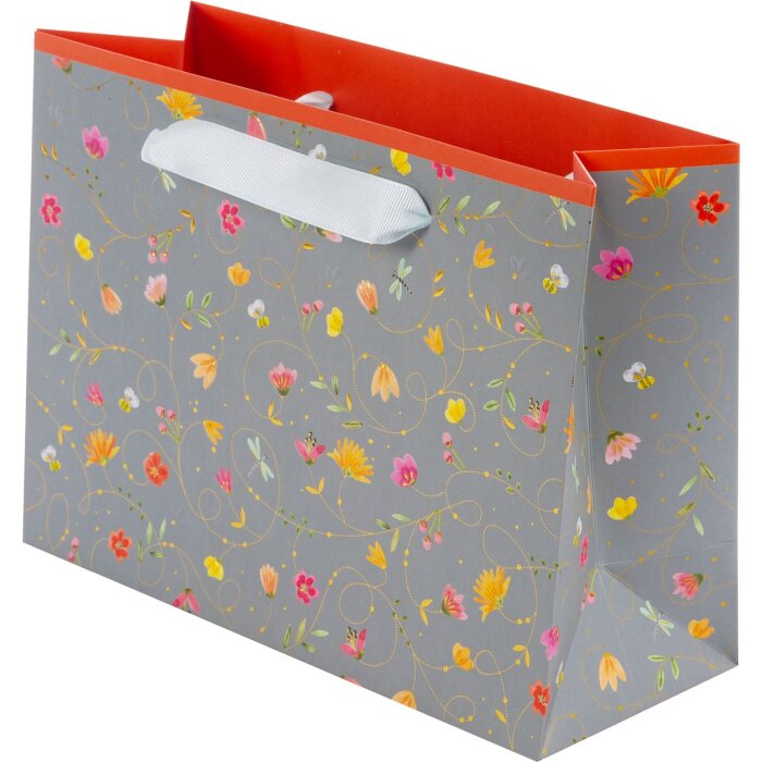 Goldbuch borsa regalo Summer day grey 18x25x10 cm