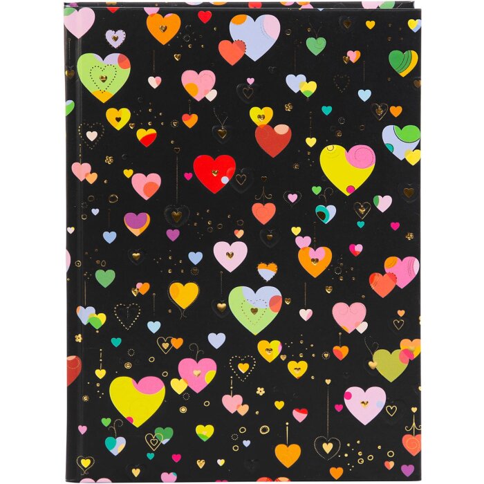 Goldbuch Taccuino Cuore a Cuore scuro 15x22 cm 200 pagine bianche
