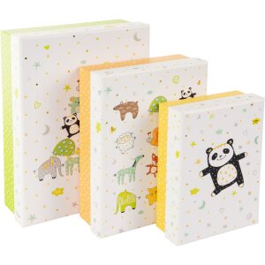 Set di scatole di cartone Goldbuch Piramide di animali 3...