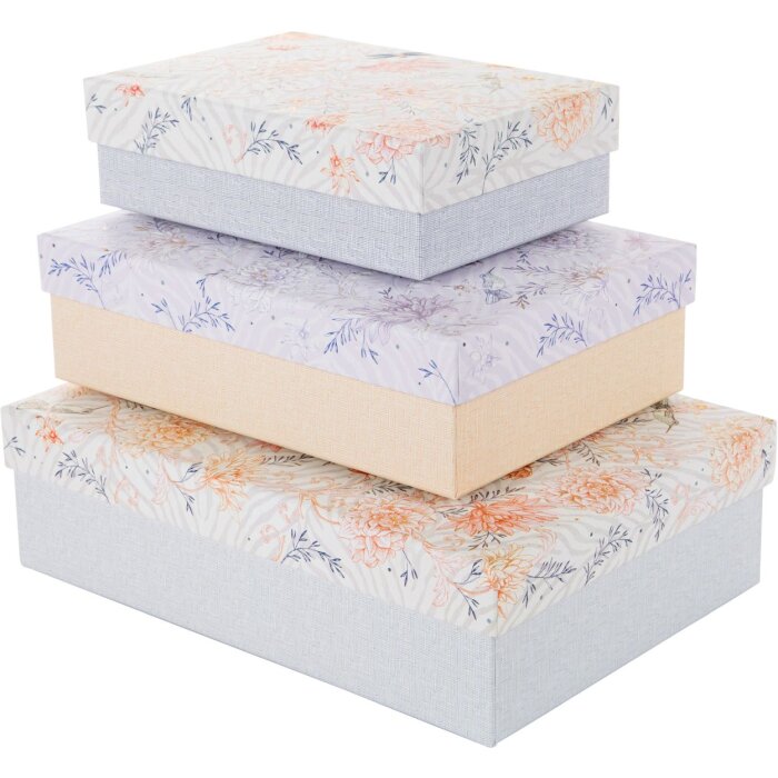 Set di scatole di cartone Goldbuch Hybrid Heritage 3 scatole di cartone