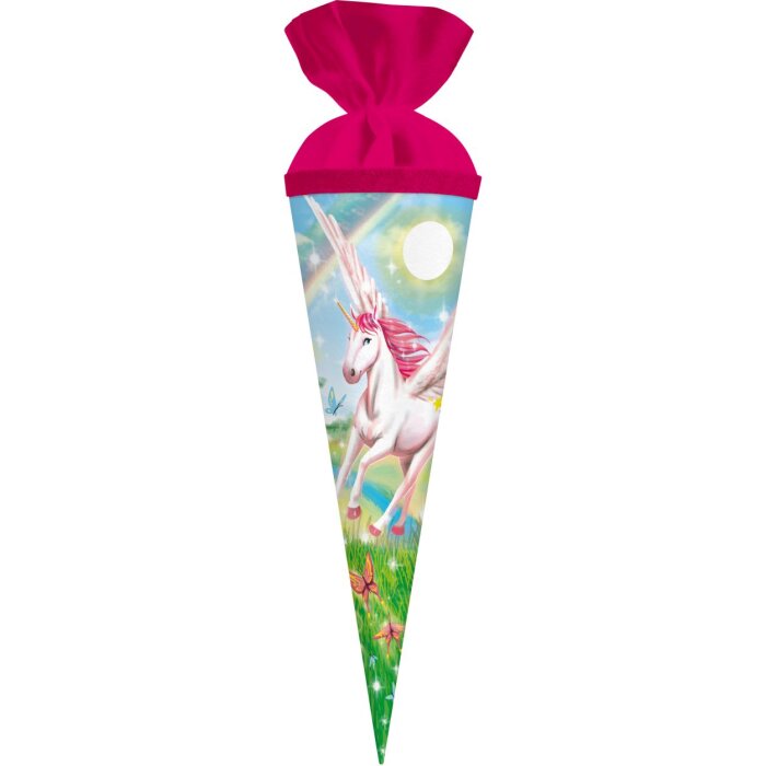 Goldbuch Sacchetto per fratelli Alicorn Sacchetto per la scuola 35 cm con chiusura in feltro