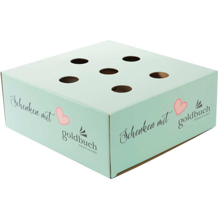 Borsa regalo Goldbuch stand di vendita Dare con cuore di menta