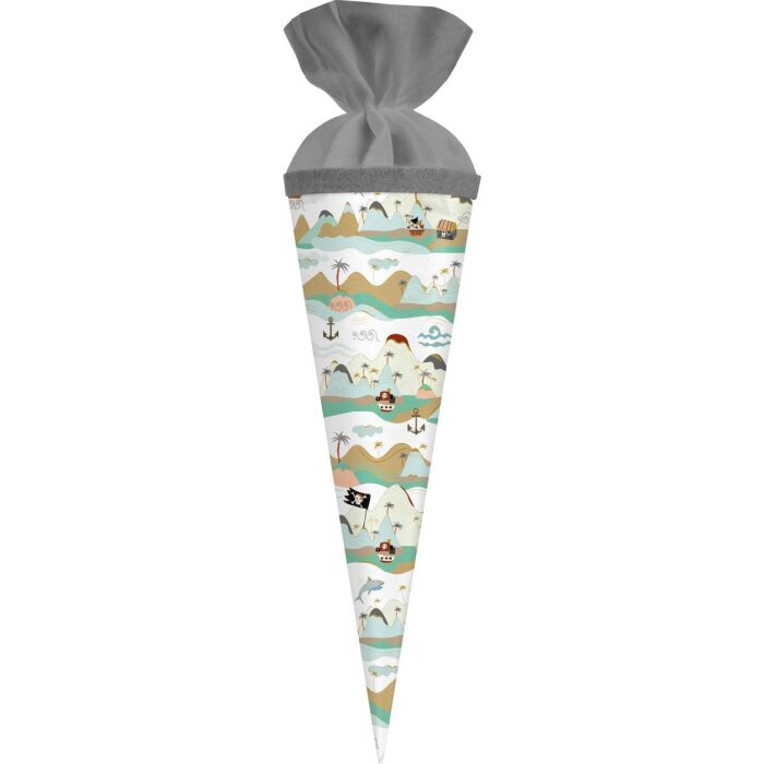 Goldbuch Borsa per fratelli Ahoy! Cono scuola 35 cm con chiusura in feltro