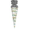 Goldbuch Borsa per fratelli Ahoy! Cono scuola 35 cm con chiusura in feltro