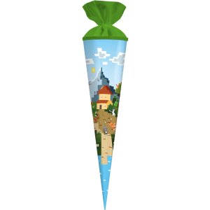 Cono scuola Goldbuch My Game 70 cm con chiusura in feltro