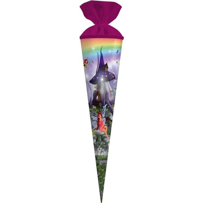 Cono scuola Goldbuch fairy magic 70 cm con chiusura in feltro