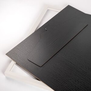Walther Cornice di legno Stoccolma 3D Cornice di maglia 60x90 cm Vetro artistico
