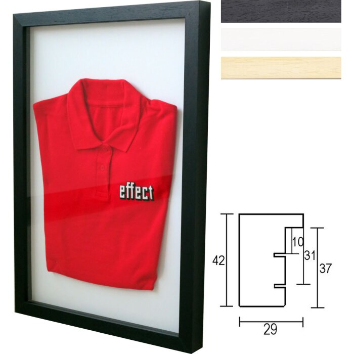 Cornice di legno Efffect Profilo 55 Cornice di maglia da 50x70 cm a 70x100 cm
