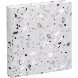Walther Album fotografico Terrazzo Stone 30x30 cm 60 pagine bianche