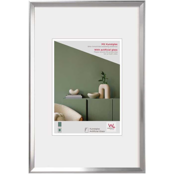 Walther Cornice di plastica Desire silver 13x18 cm Vetro acrilico