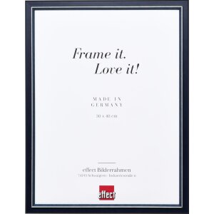 Cornice effetto legno Profilo 26 blu 15x20 cm Vetro normale