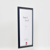 Cornice effetto legno Profilo 26 blu 25x35 cm Vetro antiriflesso