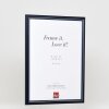 Cornice effetto legno Profilo 26 blu 29,7x42 cm vetro normale