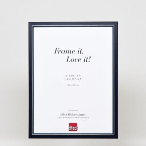 Cornice in legno effetto profilo 26 blu 30x40 cm Art Glass
