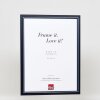 Cornice effetto legno Profilo 26 blu 35x50 cm Vetro antiriflesso