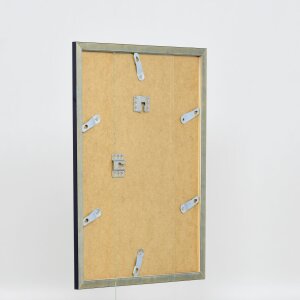 Cornice effetto legno Profilo 26 blu 50x60 cm Vetro normale