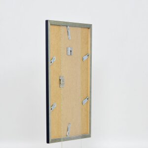 Cornice effetto legno Profilo 26 blu 50x60 cm Vetro normale