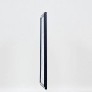 Cornice effetto legno Profilo 26 blu 50x60 cm Vetro normale