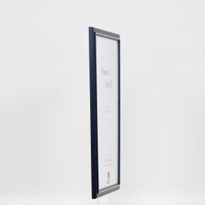 Cornice effetto legno Profilo 26 blu 50x60 cm Vetro normale