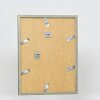 Cornice per quadri in legno a effetto, profilo 26 blu con bordo argentato, modanatura da 2 cm