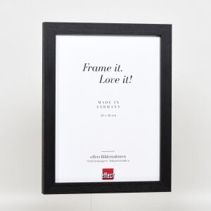Cornice in legno effetto profilo 52 nero 13x13 cm Art Glass