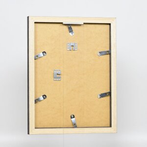 Cornice effetto legno profilo 52 nero 23x70 cm vetro museo