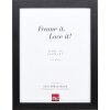 Cornice effetto legno Profile 52 nero 29,7x42 cm vetro normale