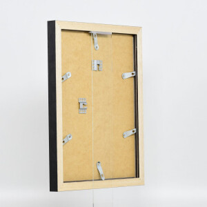 Cornice effetto legno Profilo 52 nero 40x50 cm Vetro normale