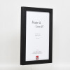 Cornice in legno ad effetto Profilo 52 nero 50x65 cm Vetro Museo