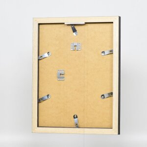 Cornice effetto legno Profilo 52 nero 60x80 cm Vetro Museo