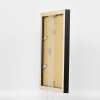 Cornice effetto legno Profilo 52 nero 62x93 cm Vetro antiriflesso