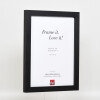 Effetto cornice in legno Profilo 52 nero 62x93 cm Art Glass