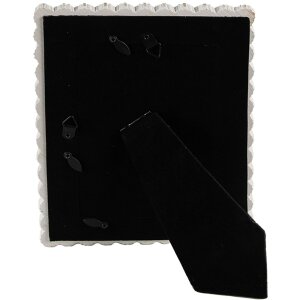 Clayre & Eef 2F0940 Portafoto 16x2x21 cm - 10x15 cm Rettangolo bianco