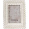 Clayre & Eef 2F0940 Portafoto 16x2x21 cm - 10x15 cm Rettangolo bianco