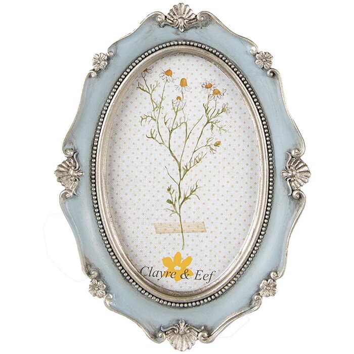 Clayre & Eef 2F0993 Portafoto 15x2x20 cm - 10x15 cm Blu