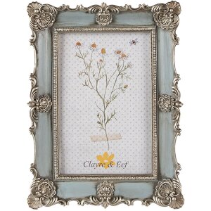 Clayre & Eef 2F0995 Portafoto 15x2x20 cm Blu Design...