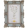 Clayre & Eef 2F0995 Portafoto 15x2x20 cm Blu Design Vintage 10x15 cm