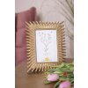 Clayre & Eef 2F1021 Portafoto 17x1x22 cm - 10x15 cm Color oro