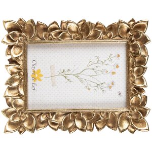 Clayre & Eef 2F1022 Cornice fotografica oro 16x2x21 cm per foto 10x15 cm