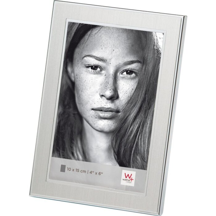 Walther Portafoto in metallo JAZZ 10x15 cm argento