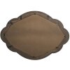 Clayre & Eef 52S238 Specchio 70x6x100 cm color oro - nero ovale