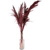 Clayre & Eef 5DF0032 Fiori secchi di bambù 100 cm (10) Rosso