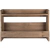 Clayre & Eef 5H0641 Scaffale a muro 60x12x42 cm Marrone