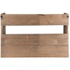Clayre & Eef 5H0641 Scaffale a muro 60x12x42 cm Marrone